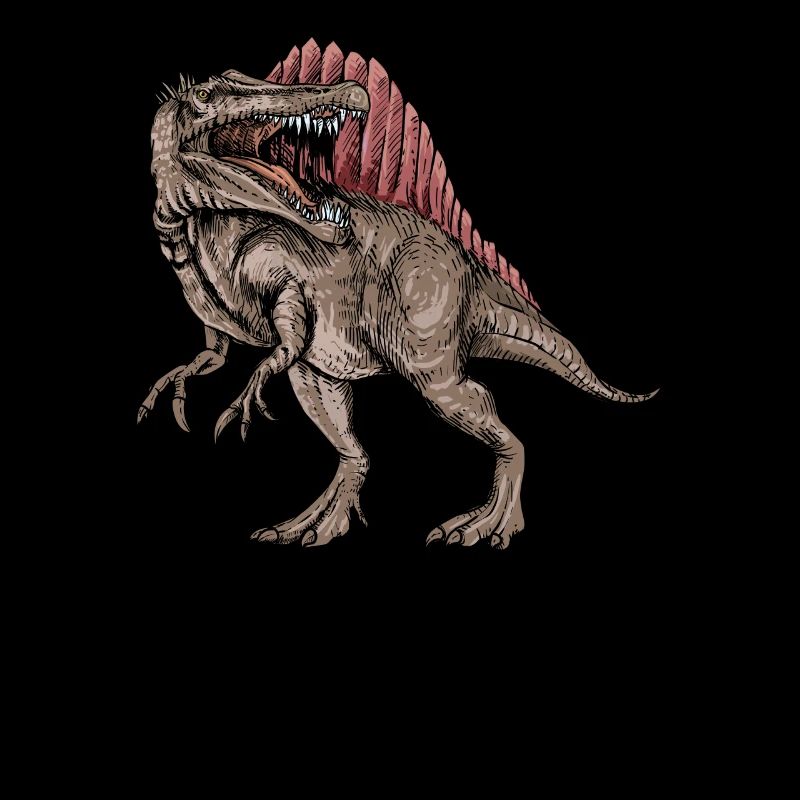 Spinosaurus I Thorn Lizard Cretaceous Fossil