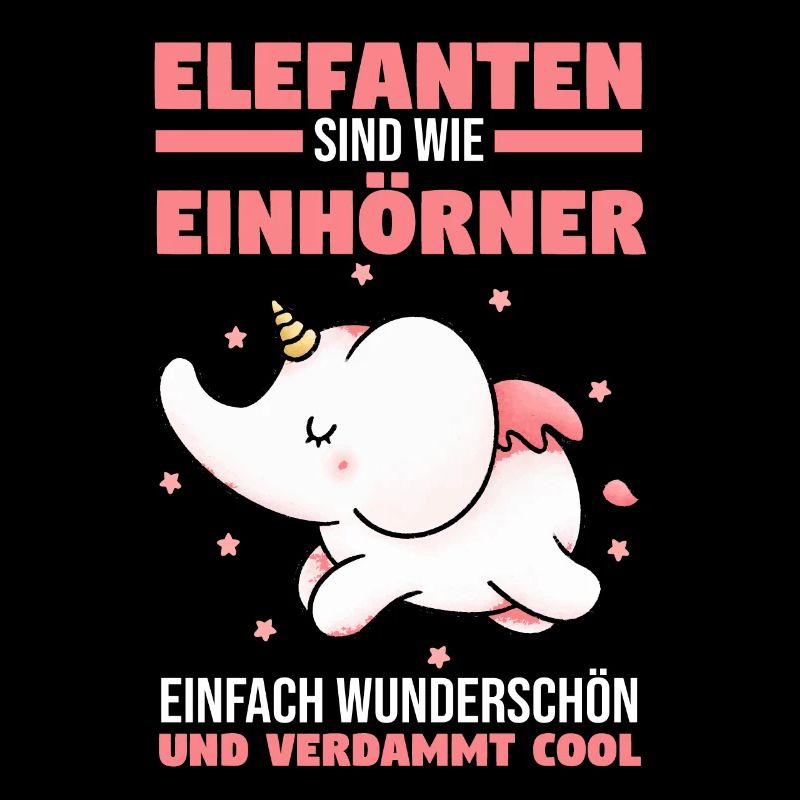 Dickhäuter Rüsseltier Einhorn Elefant