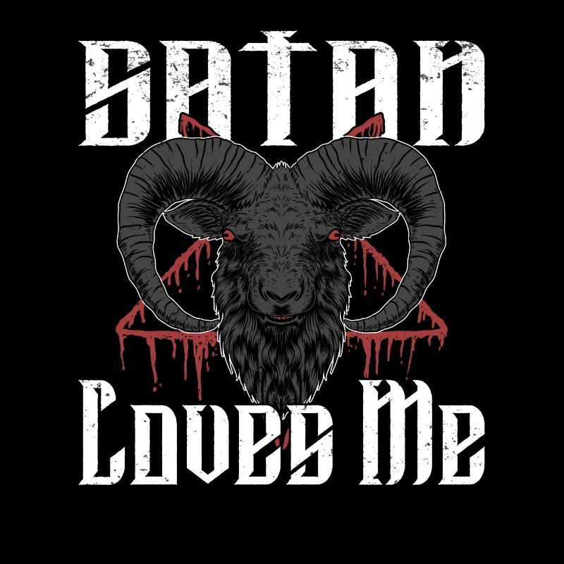 Satan Beelzebub Devil Gothic Pentagram Mystical