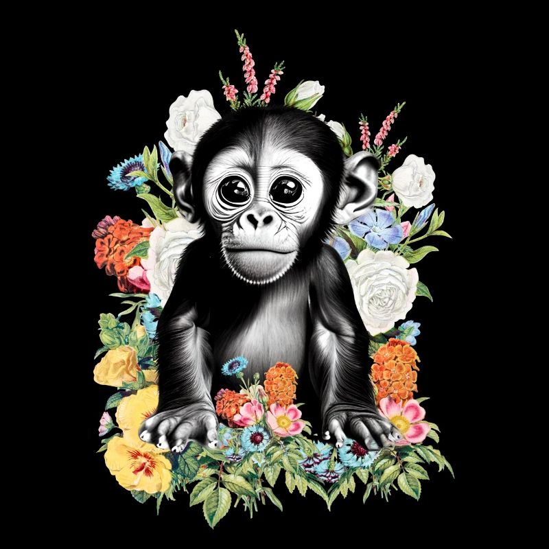 Affe Blumen