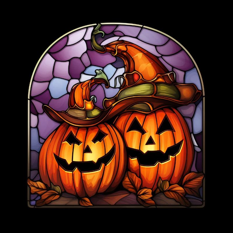 Vitrail d’Halloween