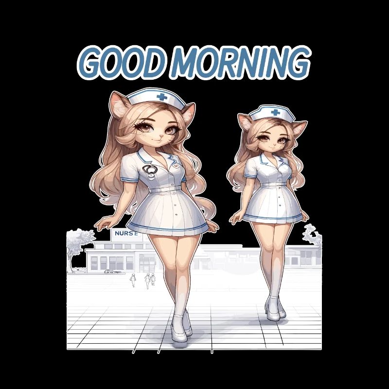 Good Morning, Cheerful Anime Nurse Duo