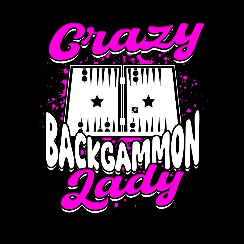 Dame de backgammon folle