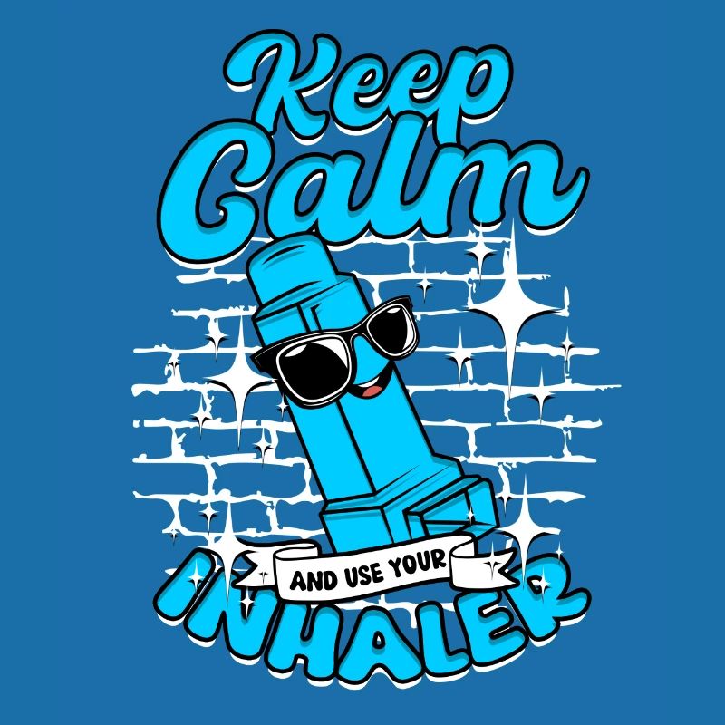 Asthma Asthmatiker Keep Calm And Use Your Inhaler