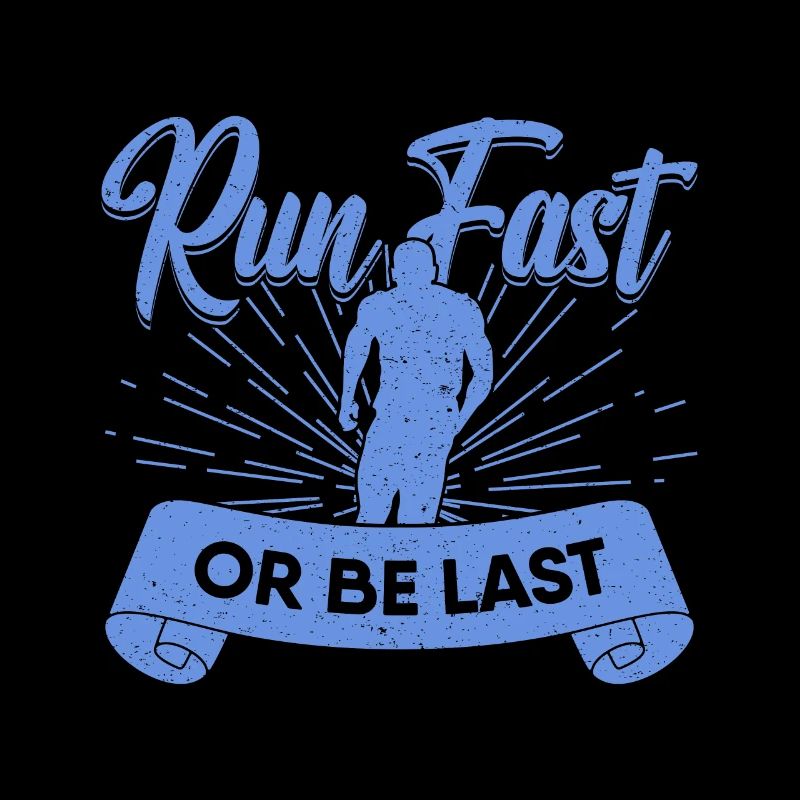 Running Run Fast Or Be Last Marathon Runner Gift