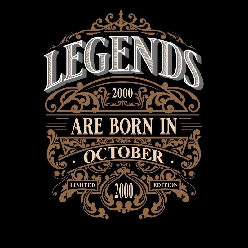 2000 Octobre Né Anniversaire Année de naissance