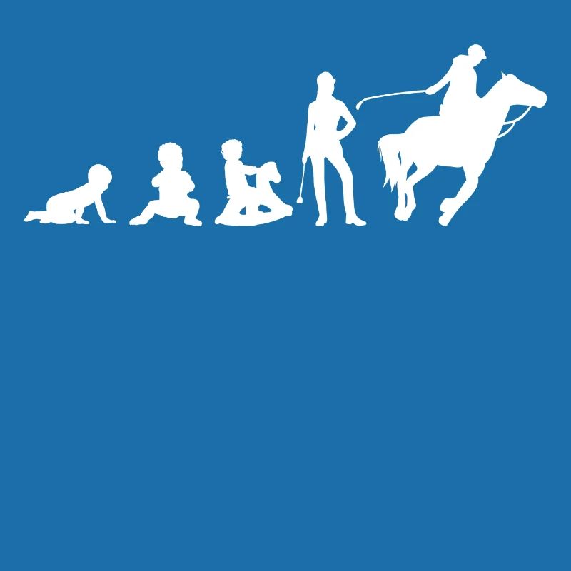 Evolution Das Leben ist besser mit Pferdedesign