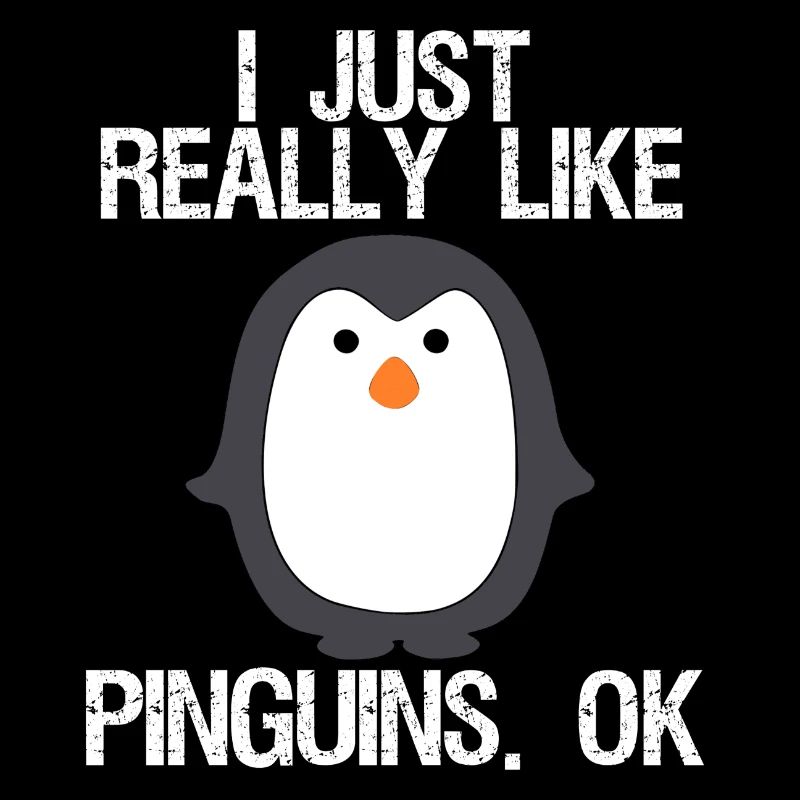 J'aime vraiment les pingouins. D'accord