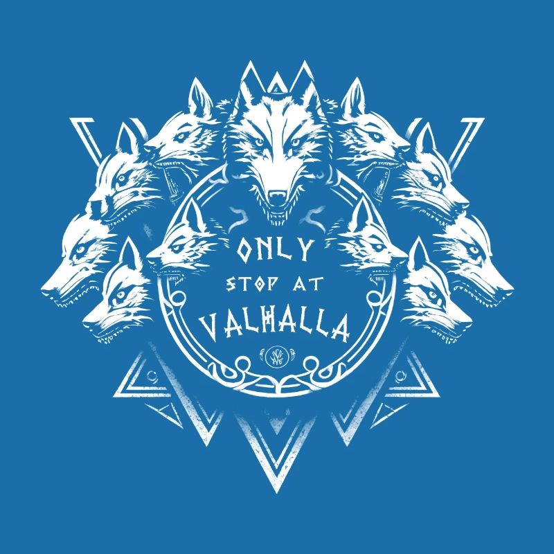 Die Wölfe von Walhalla - Wikinger-Zitat