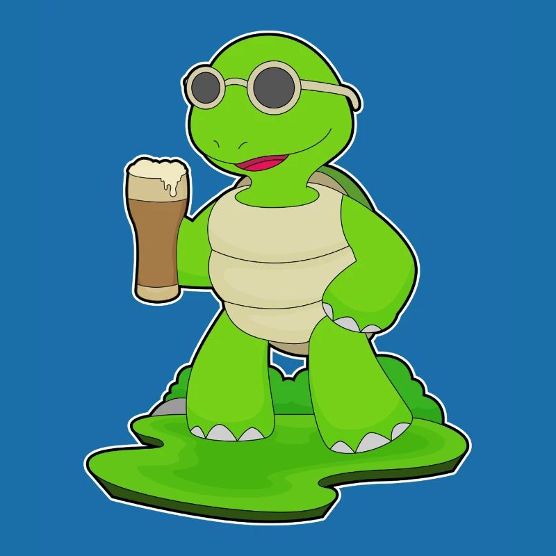 Turtle Chope de bière Bière