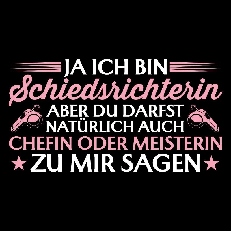 Schiedsrichterin Chefin oder Meisterin - Schiri
