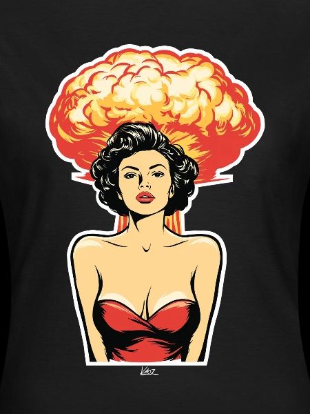 Retro Pop Bombshell Kunst