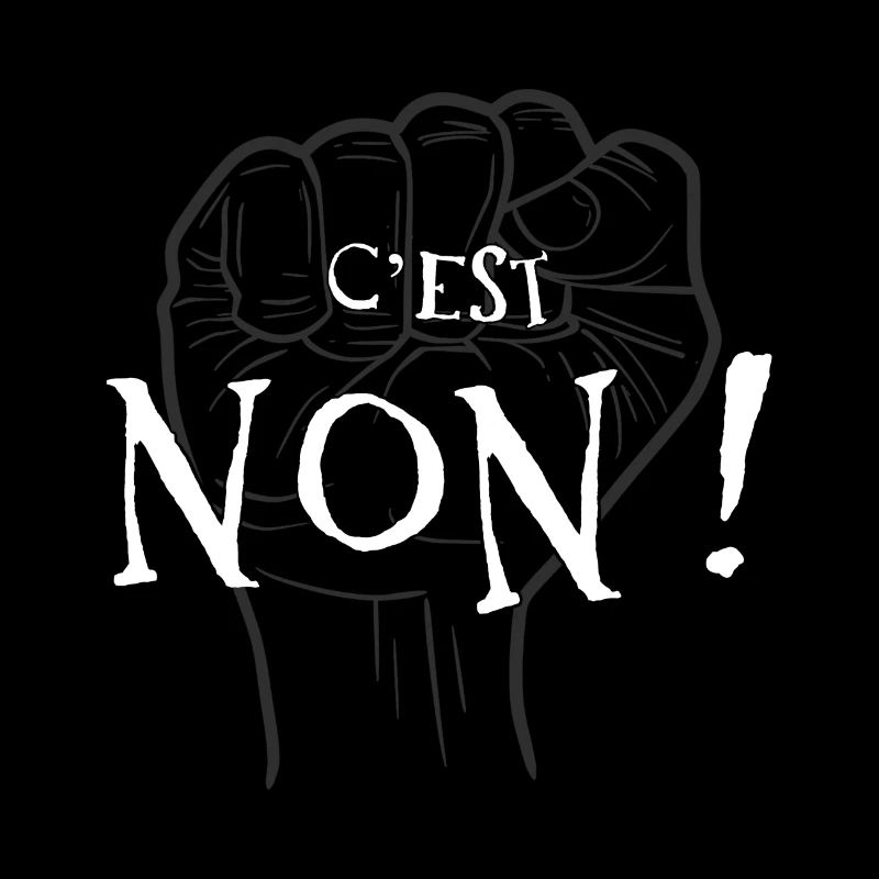 C'est non ! rebel manifestation