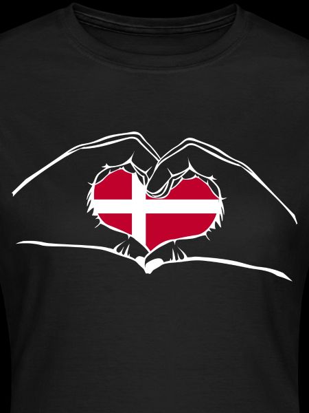 Jeg elsker Danmark - heart hænder