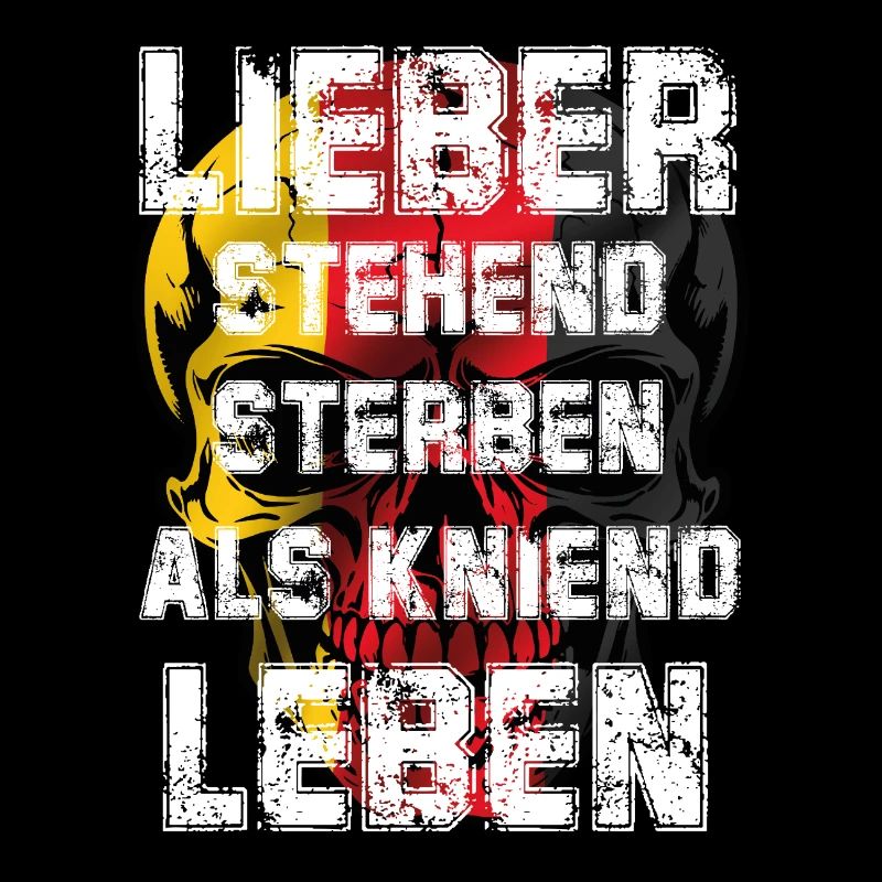 Spruch lieber stehen sterben als kniend leben