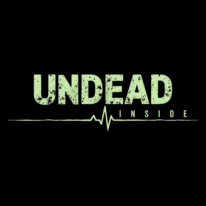 Undead Inside Zombie Saying