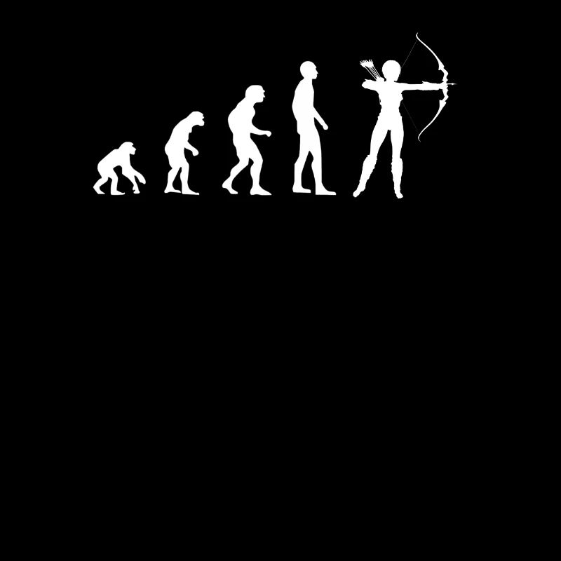 pfeil bogen archer arch shirt Evolution geschenk g