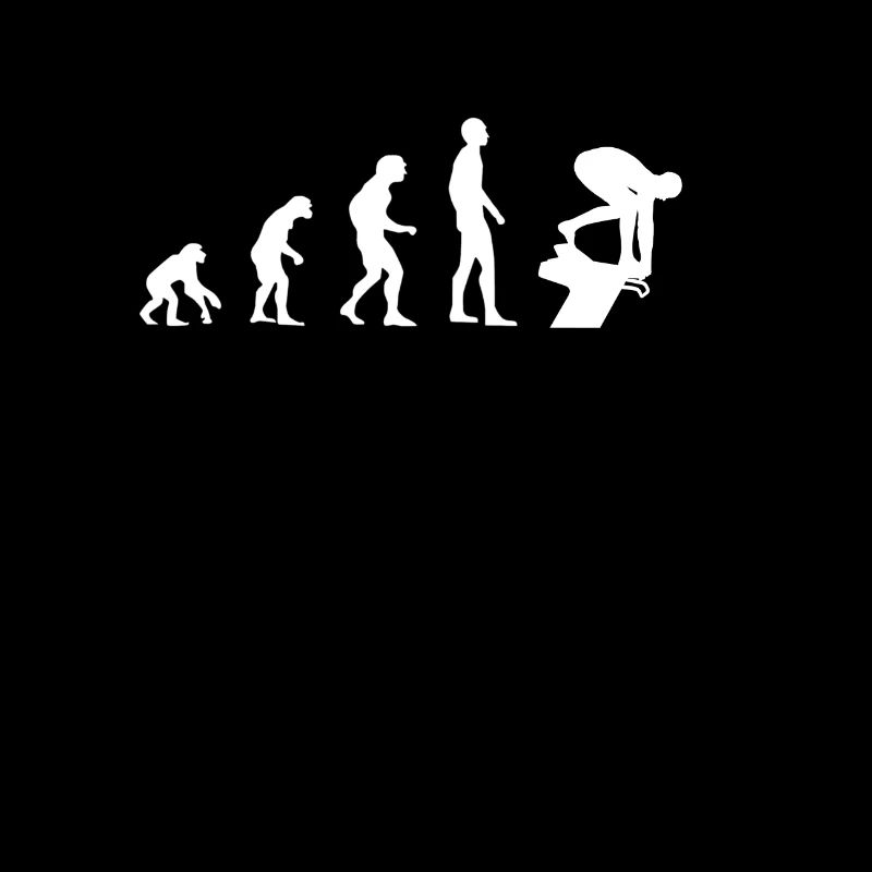 schwimmer swim swimming kraul shirt Evolution