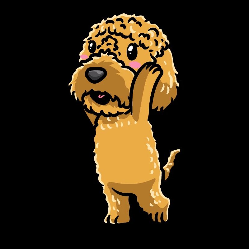 Kawaii Cockapoo Dog Emoticon