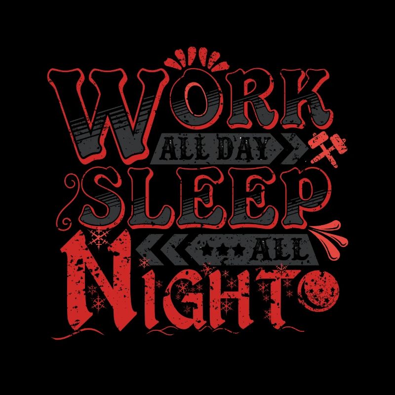 Sommeil de travail difficile détendu