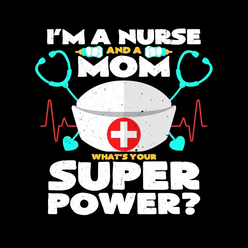Supermama & Krankenschwester | Muttertag Geschenk