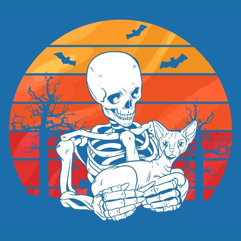 Skeleton Sphynx Cat
