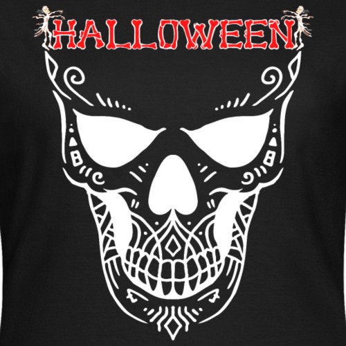 Halloween Skelett Face - Frauen T-Shirt