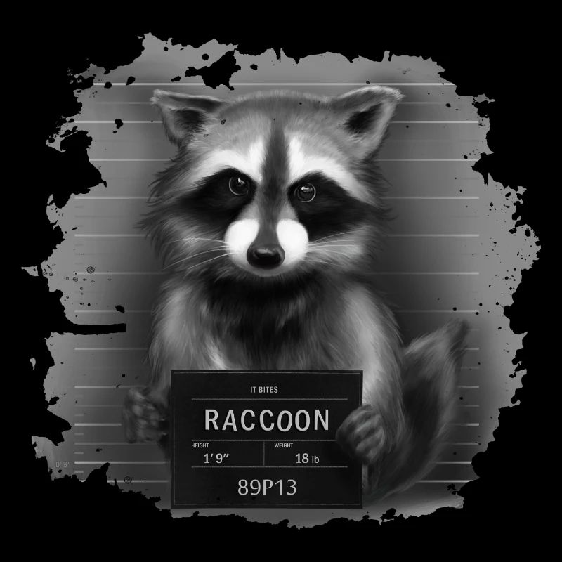 Raccoon Mugshot