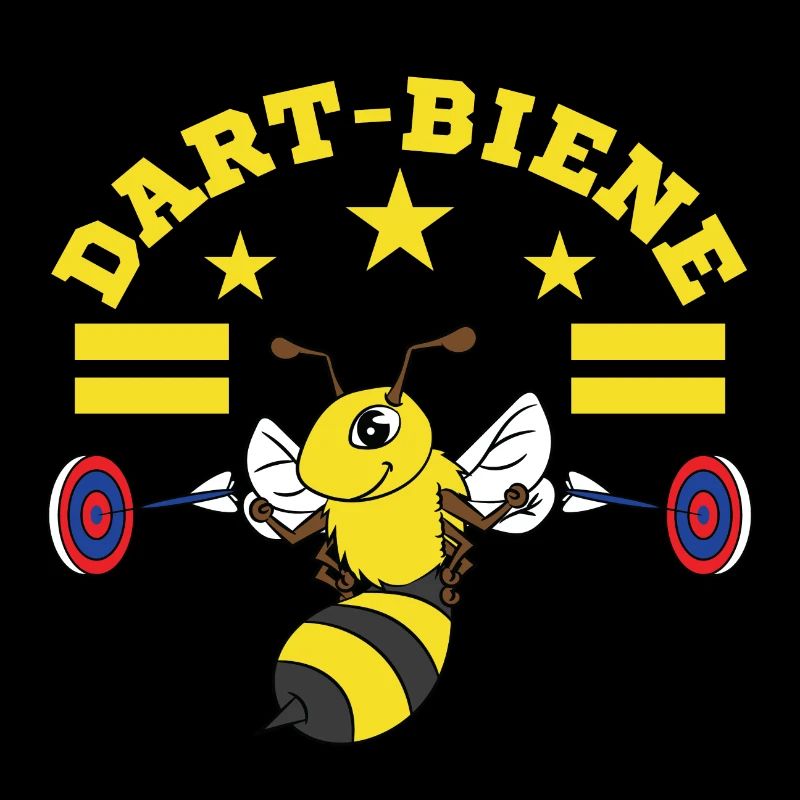 Une illustration mignonne et unique d’une abeille