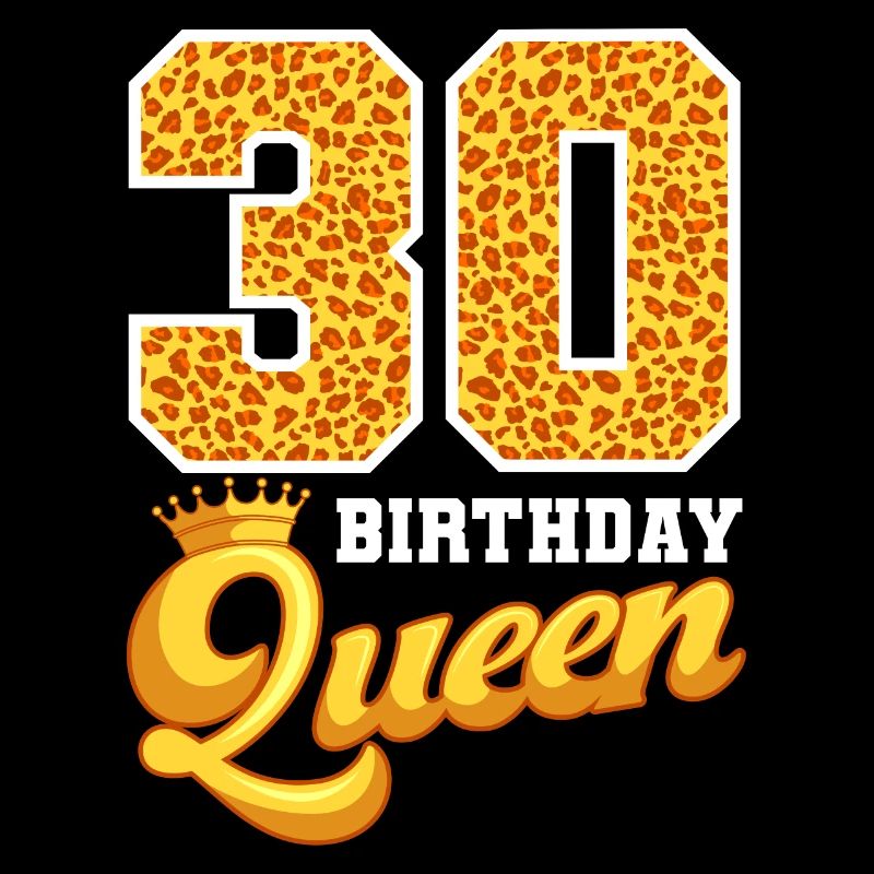 30. Geburtstags Königin Leopard 30 Jahre Feier