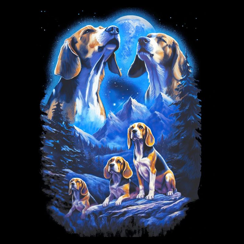 Blue Mountain Beagle Moon