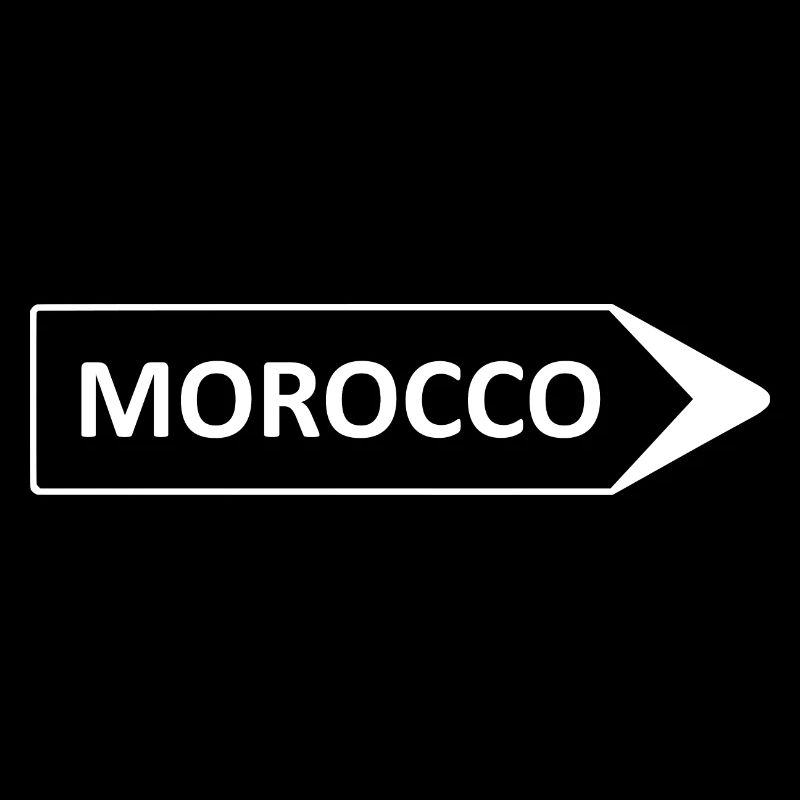 Plaque Direction Maroc