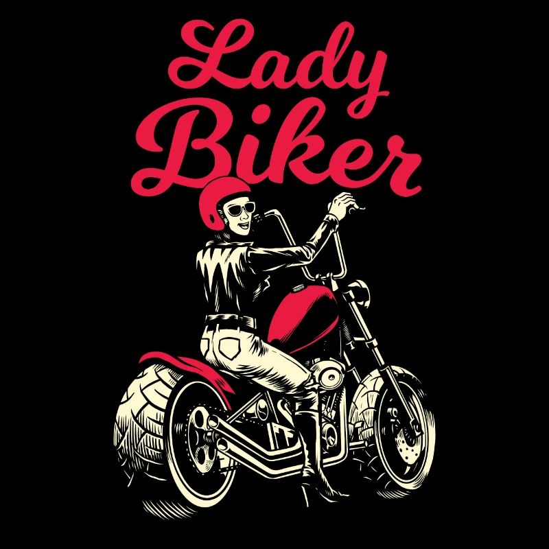 Motorcycle Rockabilly Women's Motorcycle Helmet