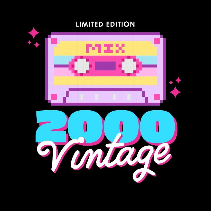 2000 Vintage Year Vintage Gift Idea Retro