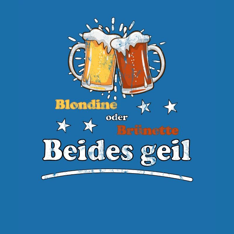 Blondine oder Brünette beides geil Design