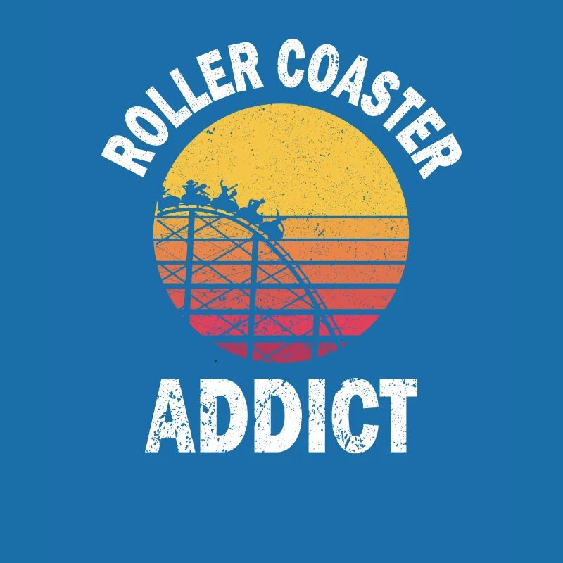 Achterbahn Roller Coaster Freizeitpark Geschenk
