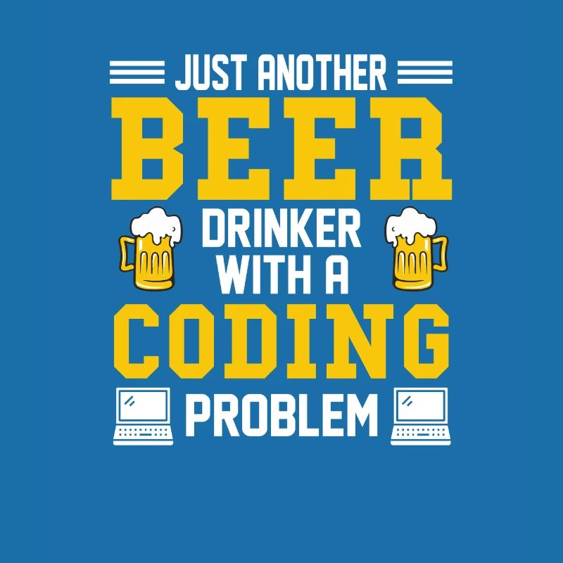 Coding Beer Programmer Coder Développeur