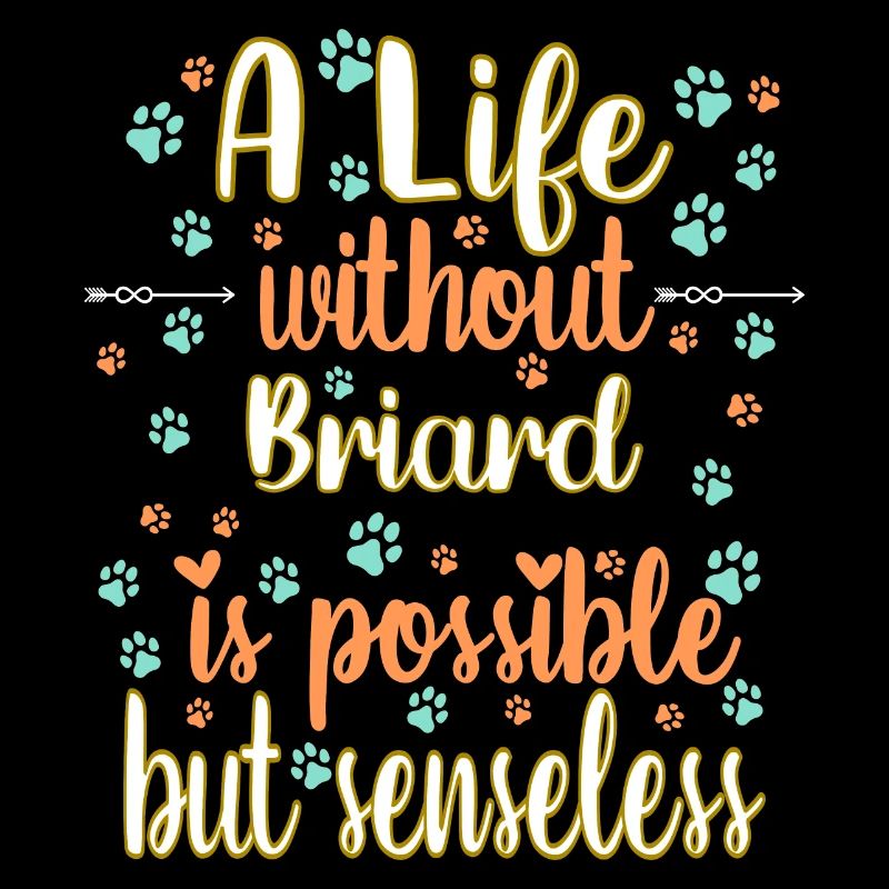 Hund Leben Liebe Hunderasse Briard