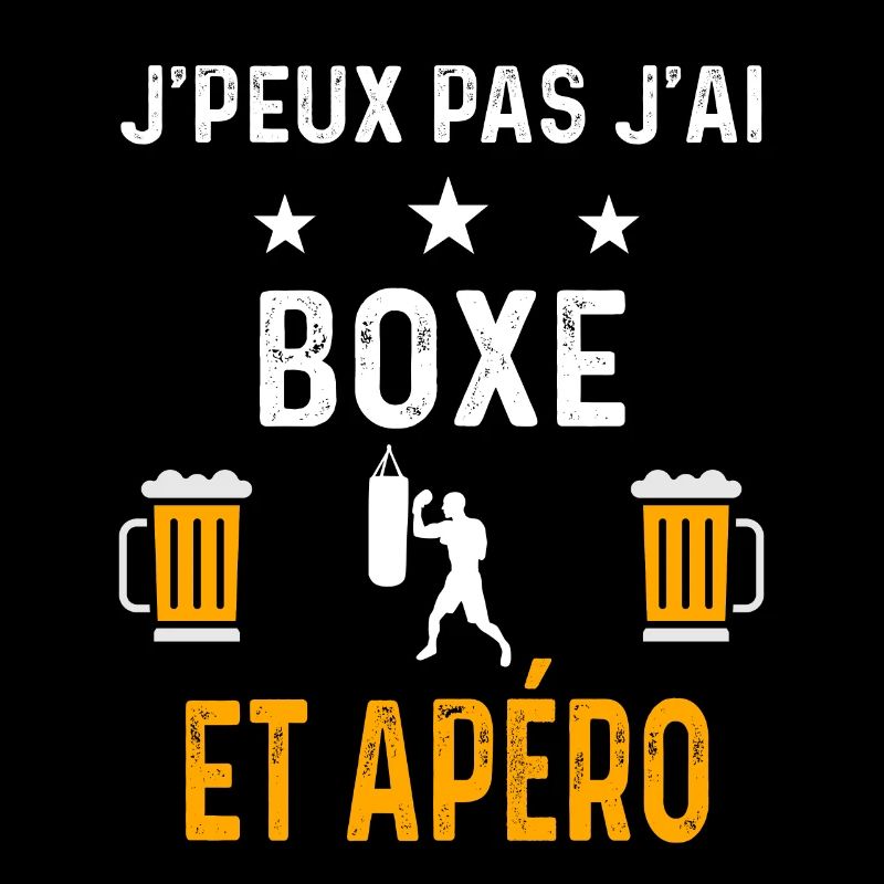je peux pas j'ai boxe et apéro boxe