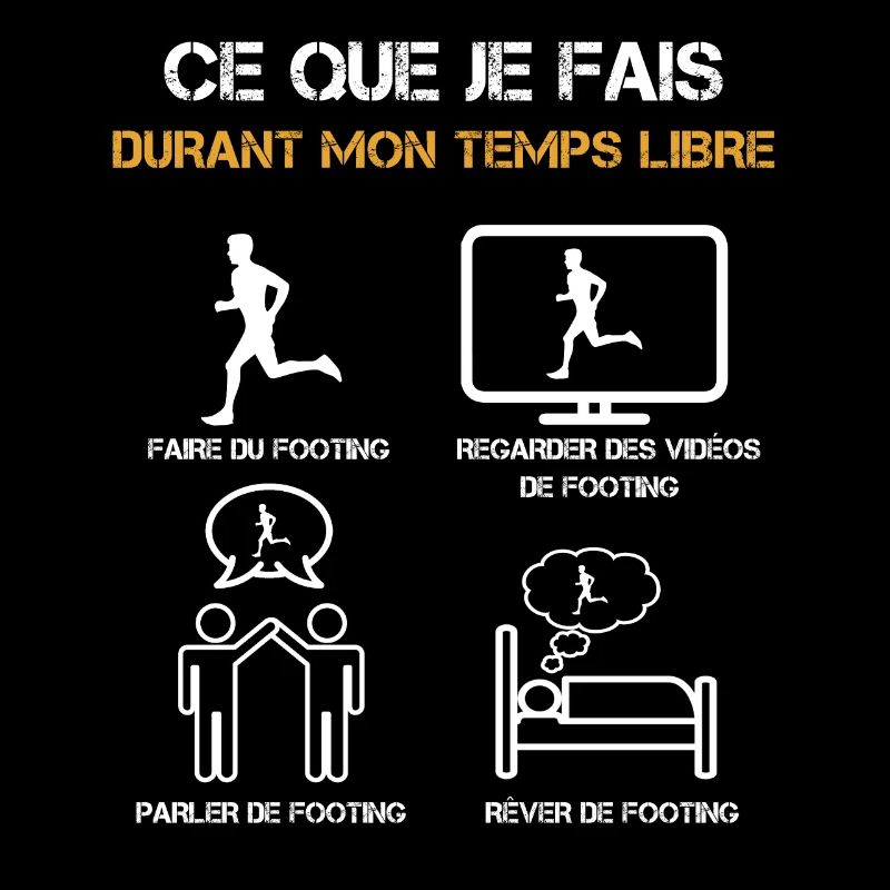 ce que je fais durant mon temps libre footing