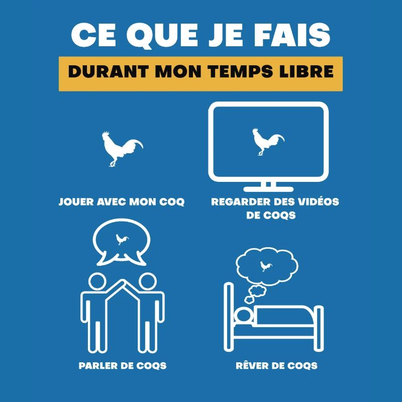 cadeau coq temps libre