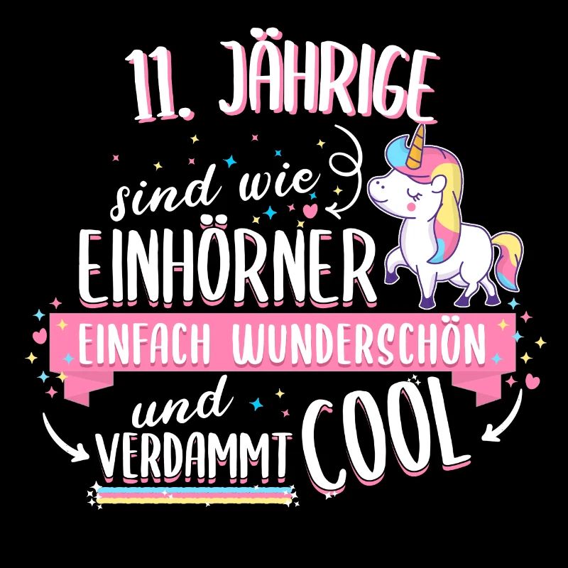 Geburtstag 11 Geburtstag Einhorn Spruch Party