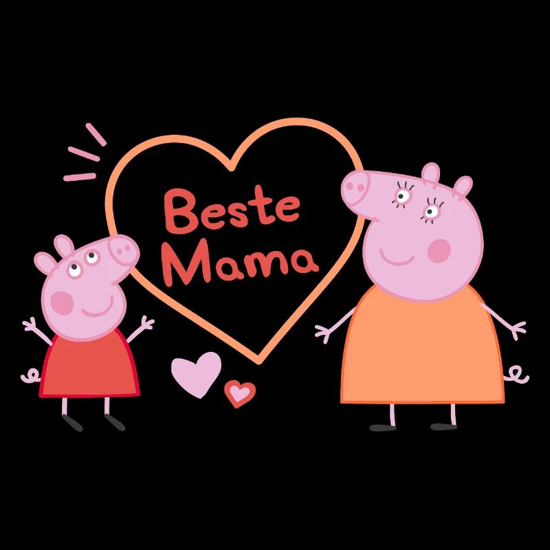 Peppa Pig Design Beste Mama