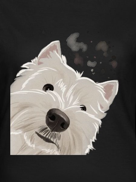 Nysgerrig West Highland Hvid Terrier Hund