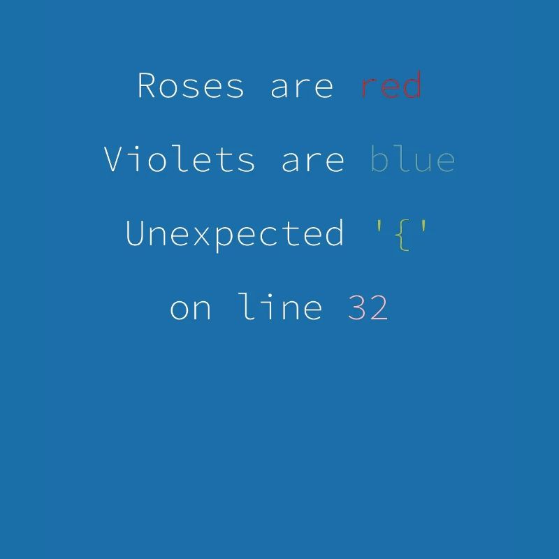 Funny Fehlercode Software Entwickler