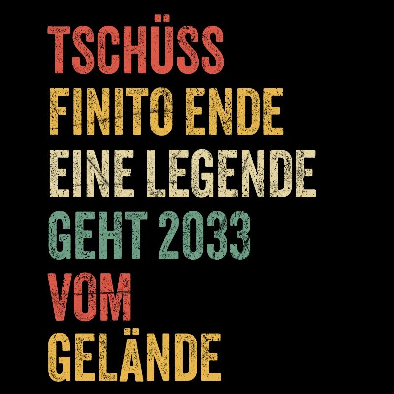 Rentner Rente 2033 Sprüche Ruhestand Geschenk