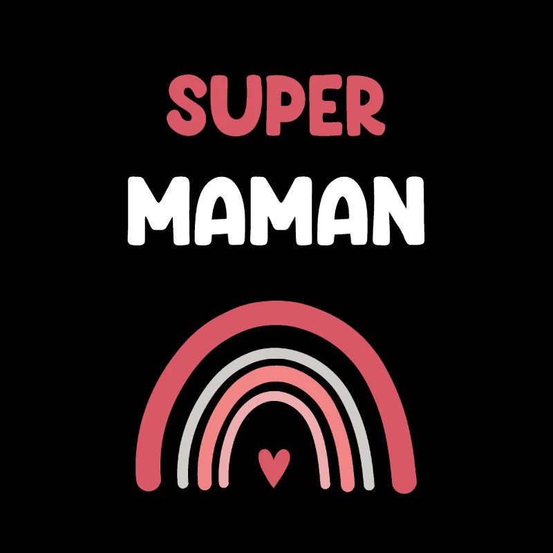 Supermama Regenbogen Mutter Geschenk