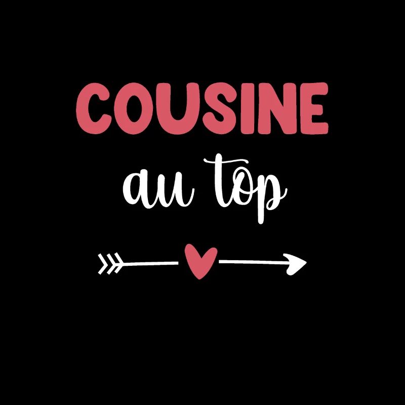 Cousine an der Spitze des Herzgeschenks Cousine