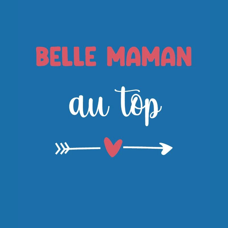 Schöne Mutter am oberen Ende Herz Stiefmutter Mutter