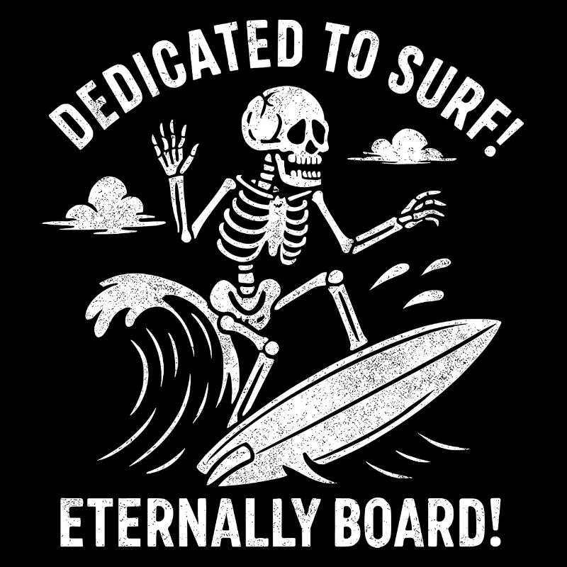 Surfing Skeleton Rider